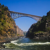 Buy canvas prints of Victoria Falls Bridge by Margaret Ryan