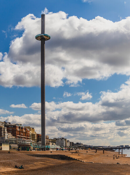 I360 tower Brighton Picture Board by Margaret Ryan