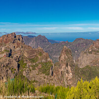 Buy canvas prints of Madeira's Mountainous Massif  by Margaret Ryan