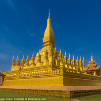 Buy canvas prints of  Pha That Luang Stupa by Margaret Ryan