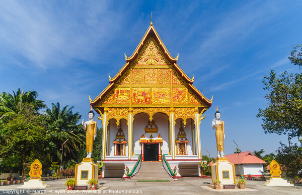 Wat That Luang Neua Vientiane Picture Board by Margaret Ryan