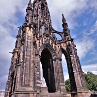 Buy canvas prints of Majestic Walter Scott Monument in Edinburgh by Antony Robinson