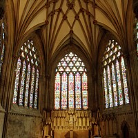 Buy canvas prints of Lady Chapel in Wells Cathedral by Antony Robinson
