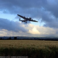 Buy canvas prints of Lancaster returns from mission by Antony Robinson