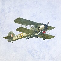 Buy canvas prints of Fairey Swordfish Torpedo Bomber by Antony Robinson