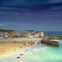 Buy canvas prints of St Ives  Cornwall by Les Schofield