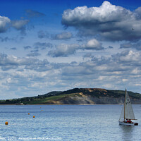 Buy canvas prints of Lyme Bay View  by Les Schofield