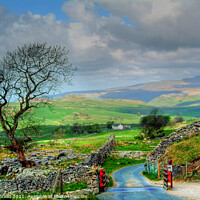 Buy canvas prints of Malham Yorkshire View  by Les Schofield