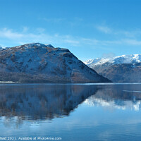 Buy canvas prints of Winter Wonderland on Ullswater Lake by Les Schofield