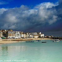 Buy canvas prints of St Ives cornwall by Les Schofield