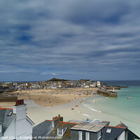 Buy canvas prints of St Ives View Cornwall by Les Schofield