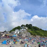Buy canvas prints of Looe Cornwall  by Les Schofield