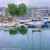 Buy canvas prints of Plymouth Harbour  by Les Schofield