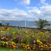 Buy canvas prints of Greenhill Gardens Weymouth by Les Schofield
