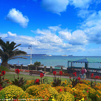 Buy canvas prints of Weymouth Bay by Les Schofield