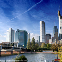 Buy canvas prints of Frankfurt City Germany by Les Schofield