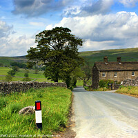 Buy canvas prints of The Road To Malham Yorkshire  by Les Schofield