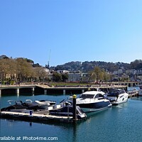 Buy canvas prints of Torquay Harbour by Les Schofield