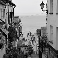 Buy canvas prints of Clovelly  North Devon  by Les Schofield