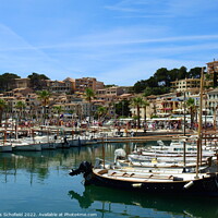 Buy canvas prints of Port Soller Mallorca by Les Schofield