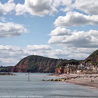 Buy canvas prints of Sidmouth devon.  by Les Schofield