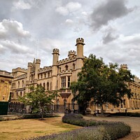 Buy canvas prints of Clare college Cambridge  by Les Schofield