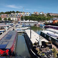 Buy canvas prints of Barges in Bristol  by Les Schofield