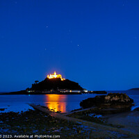 Buy canvas prints of St Michaels Mount Cornwall by Les Schofield
