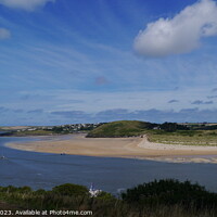 Buy canvas prints of Camel Estuary Cornwall by Les Schofield
