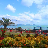 Buy canvas prints of Stunning Weymouth Bay Panorama by Les Schofield