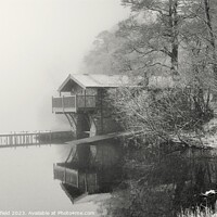 Buy canvas prints of Duke of Portland boat house Ullswater  by Les Schofield