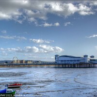Buy canvas prints of Majestic Pier in WestonsuperMare by Les Schofield