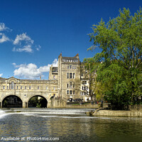 Buy canvas prints of The Enchanted Pulteney Bridge by Les Schofield