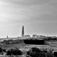 Buy canvas prints of Portland bill lighthouse  by Les Schofield