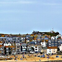 Buy canvas prints of St ives cornwall  by Les Schofield