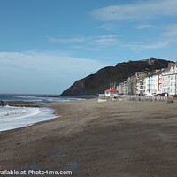 Buy canvas prints of Aberystwyth seafront  by Les Schofield