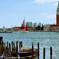 Buy canvas prints of Majestic Venice Island Landscape by Les Schofield