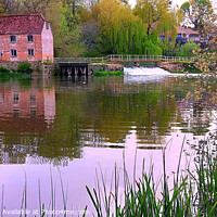 Buy canvas prints of Sturminster Newton Mill by Les Schofield