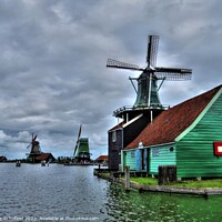 Buy canvas prints of Windmills by Les Schofield