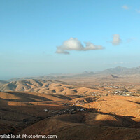 Buy canvas prints of Fuerteventura  mountains  by Les Schofield