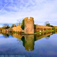 Buy canvas prints of Bishop's palace wells by Les Schofield