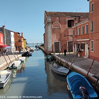 Buy canvas prints of Burano Island Venice  by Les Schofield