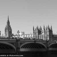 Buy canvas prints of Westminster Bridge and Big Ben by Les Schofield