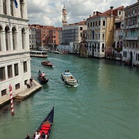 Buy canvas prints of Grand Canal Venice  by Les Schofield