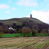 Buy canvas prints of Glastonbury Tor by Les Schofield
