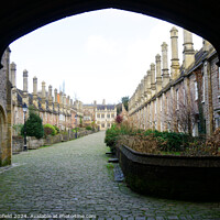 Buy canvas prints of Vicars close wells Somerset by Les Schofield