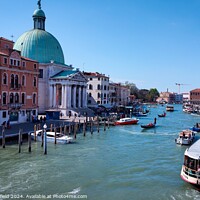 Buy canvas prints of Grand Canal Venice Italy  by Les Schofield