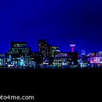 Buy canvas prints of Blue side of Liverpool by Richie Brown