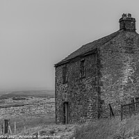 Buy canvas prints of The Derelict Farm House by Dave Harbon