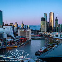 Buy canvas prints of Melbourne City at Twighlight by Paul Tuckley